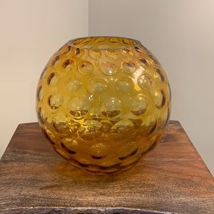 Sklo Optic Glass Ball Vase